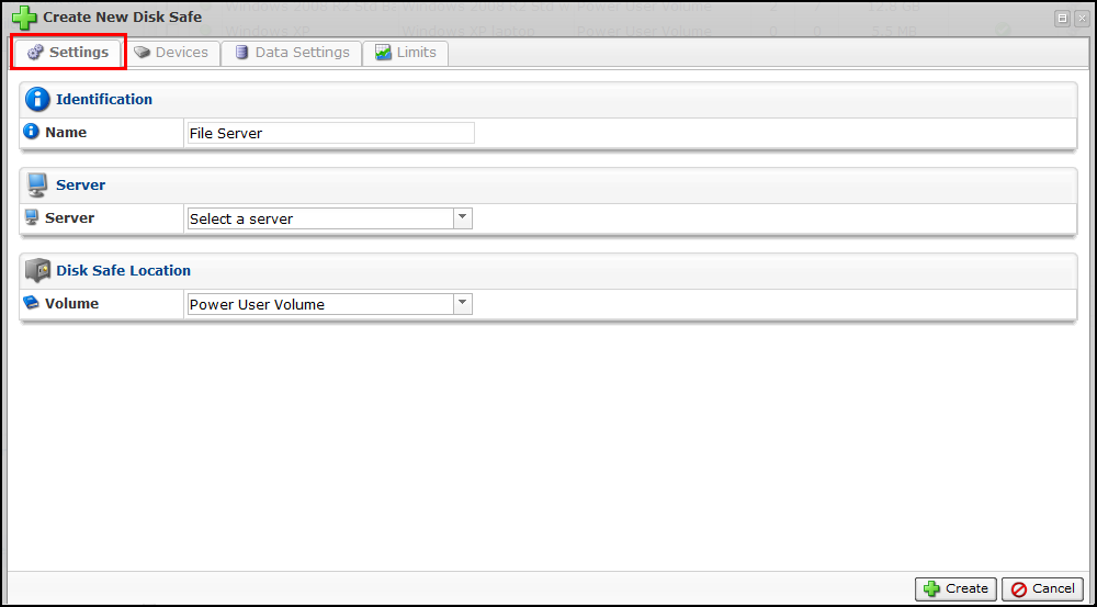bm-disksafes-createnewdisksafe-settings....png